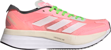 (Women) adidas Adizero Boston 11 'Beam Pink Beam Green' GX6656 (Women) adidas Adizero Boston 11 'Beam Pink Beam Green' GX6656