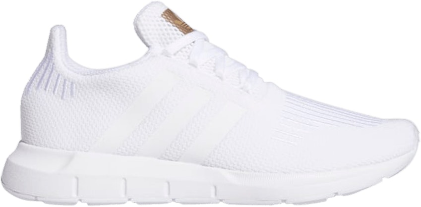 Adidas women's white swift run best sale sneakers