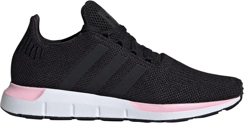 Adidas swift run black white pink outlet