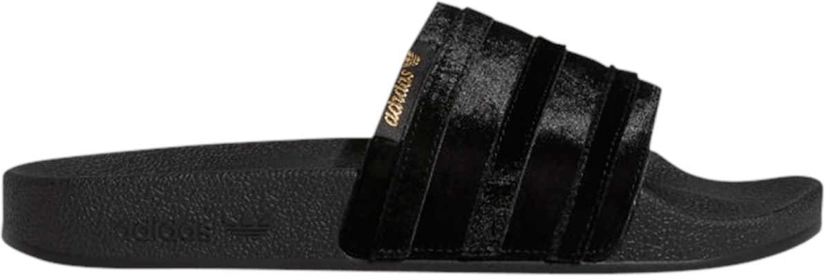 (Women) adidas Adilette Slide 'Black Gold Metallic' GZ6146 Buy (Women) adidas Adilette Slide 'Black Gold Metallic' GZ6146