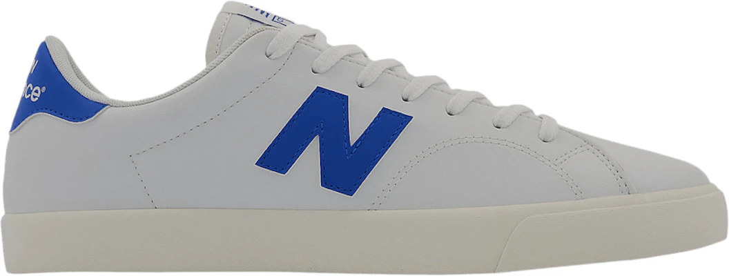 New balance pro court white blue Clearance