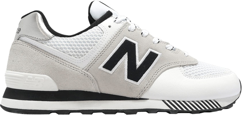 new balance 574 grey and white