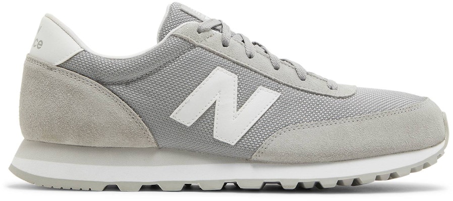 New balance 501 gray and white sneakers Clearance