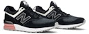New Balance 574 'Hitam Putih Merah Jambu' MS574STKD