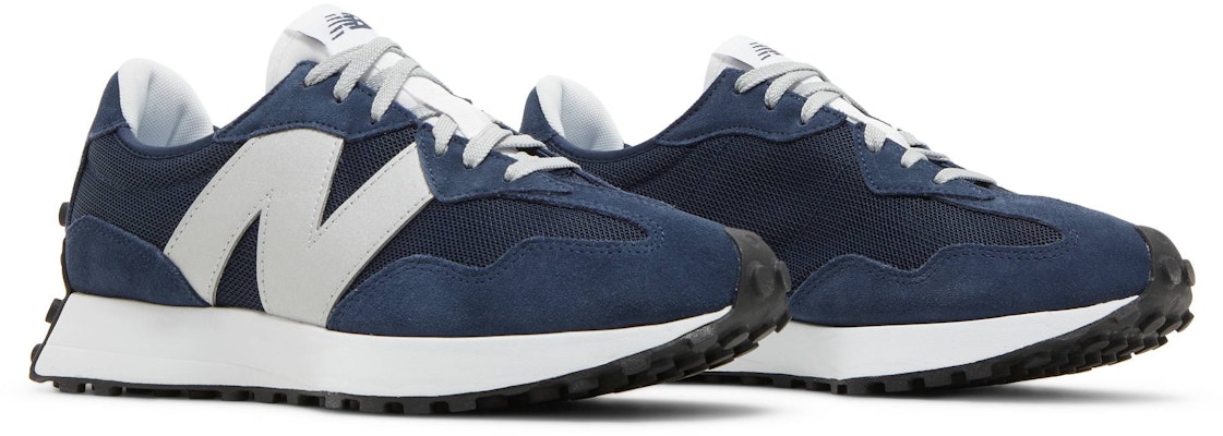 New balance 327 navy top silver