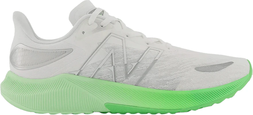 New Balance FuelCell Propel v3 2E Wide White Vibrant Spring Glo