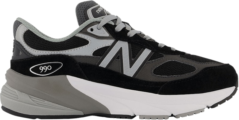 (Grade School) New Balance 990v6 'Black Silver' GC990BK6 Buy (Grade School) New Balance 990v6 'Black Silver' GC990BK6
