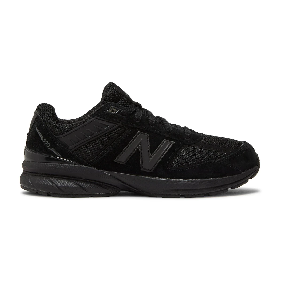 Buy Grade School New Balance 990v5 Triple Black GC990NR5 Novelship
