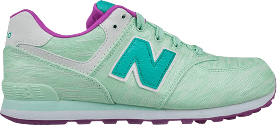 New balance 574 green and pink Clearance