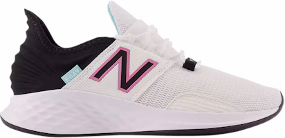 (Women) New Balance Fresh Foam Roav 'White Black Surf' WROAVWB (Women) New Balance Fresh Foam Roav 'White Black Surf' WROAVWB