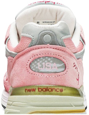 (W) New Balance 993 'Pink Grey' Wanita Pria-Sepatu Fashion Sporty WR993KM Sizing (W) New Balance 993 'Pink Grey' Wanita Pria-Sepatu Fashion Sporty WR993KM