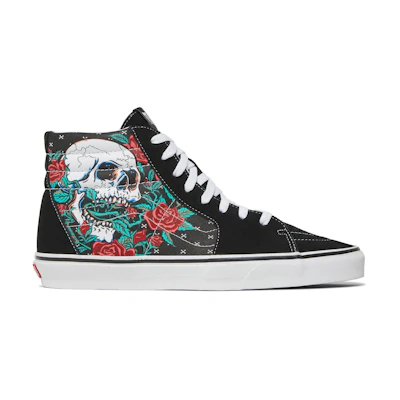 Vans Sk8-Hi 'Rose Skulls'
