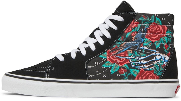 Vans Sk8-Hi 'Calaveras con Rosas' VN0007NP6BT Lookbook Vans Sk8-Hi 'Calaveras con Rosas' VN0007NP6BT