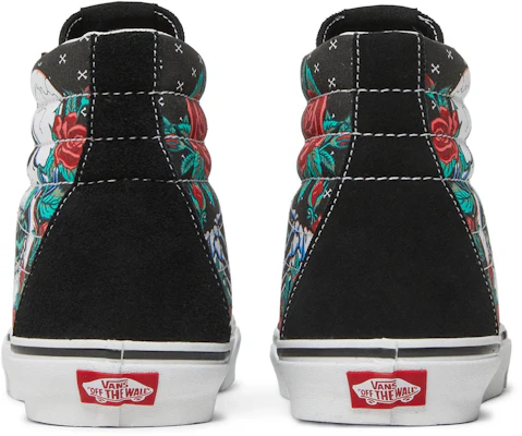 Vans Sk8-Hi 'Calaveras con Rosas' VN0007NP6BT Details for Vans Sk8-Hi 'Calaveras con Rosas' VN0007NP6BT