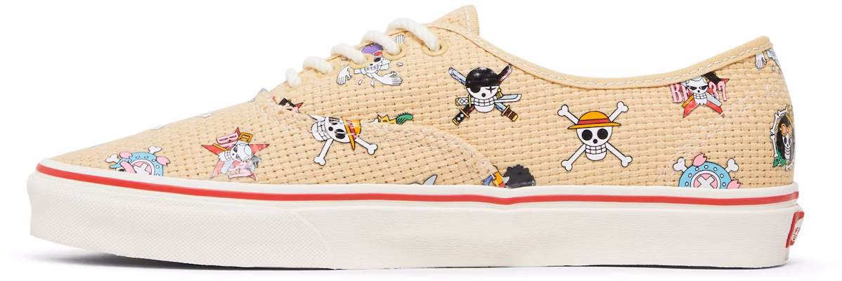 One Piece x Vans Authentic 'Straw Hat' VN0A5JMPKKK Lookbook One Piece x Vans Authentic 'Straw Hat' VN0A5JMPKKK