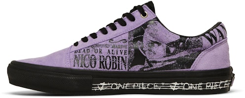 One Piece x Vans Skate Old Skool 'Nico Robin' VN0A5FCBPRP Lookbook One Piece x Vans Skate Old Skool 'Nico Robin' VN0A5FCBPRP