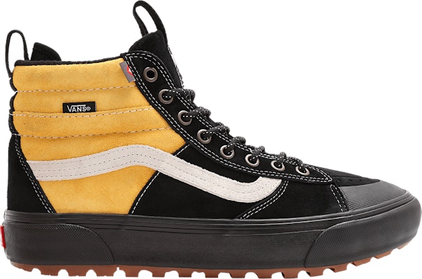 Vans sk8 top hi yellow black