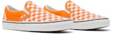 Vans Classic Slip-On 'Orange Tiger Checkerboard' - Jalur Harimau Oren Klasik VN000XG8AZZ