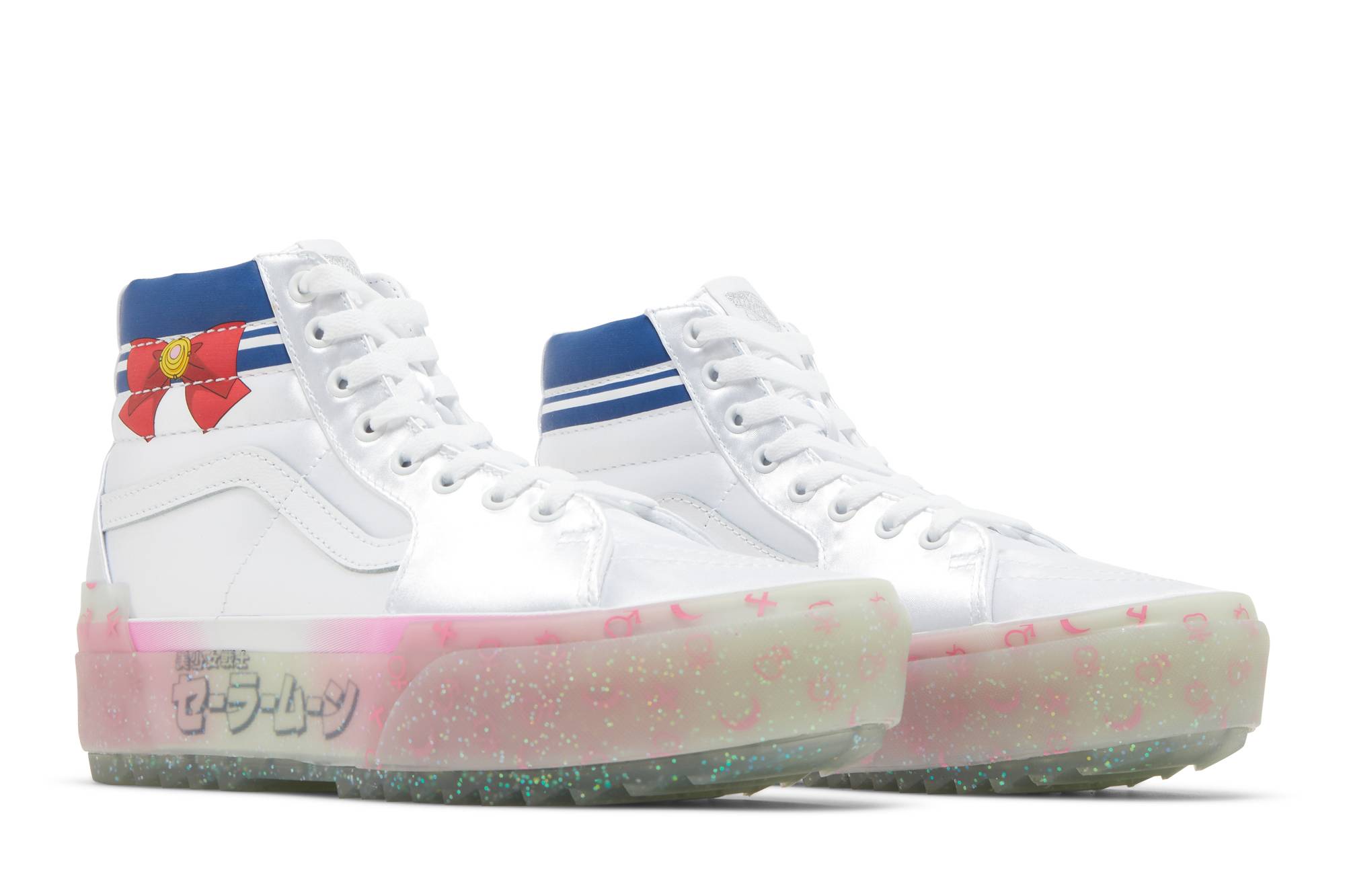 Cheap 美少女战士 x Vans Sk8-Hi Stacked '银色守护者' VN0A4BTWSLV