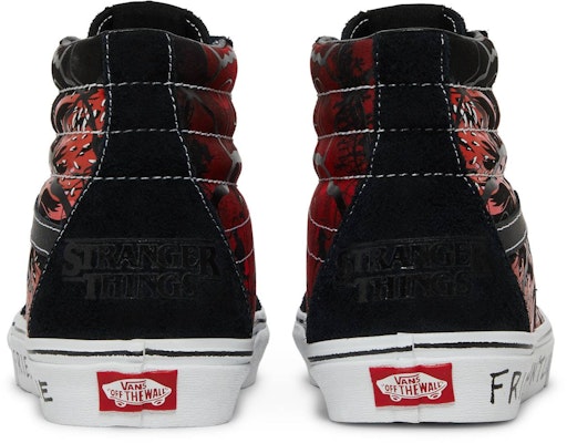 Stranger Things x Vans Sk8-Hi Reissue 'Upside Down' VN0A2XSBY09 Details for Stranger Things x Vans Sk8-Hi Reissue 'Upside Down' VN0A2XSBY09