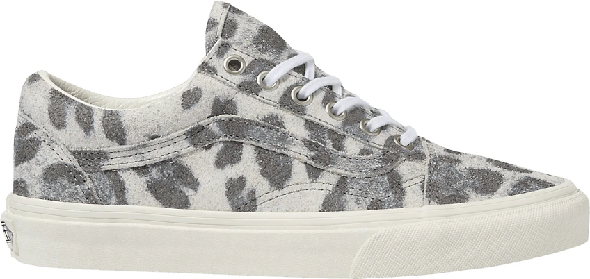 Grey leopard top print vans
