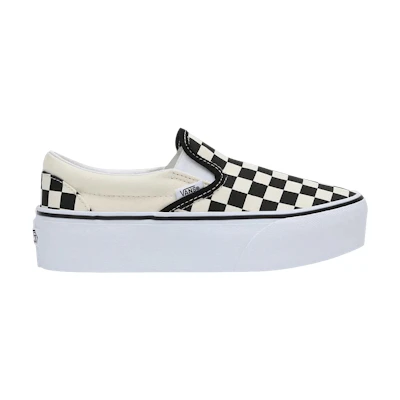 Vans Classic Slip-On Stackform 'Checkerboard - Black White'