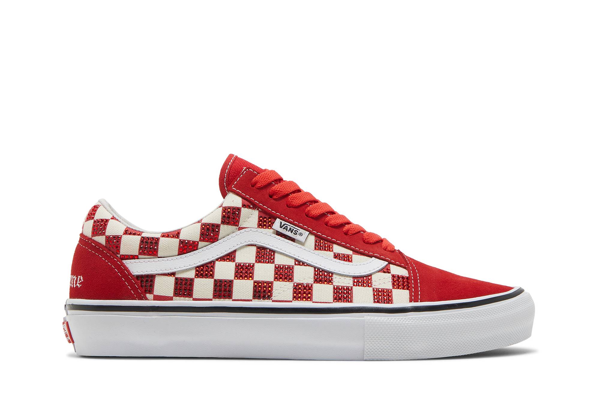 Buy Supreme x Swarovski x Vans Skate Old Skool 'Rojo' SUPREME-SWAROVSKI-RED