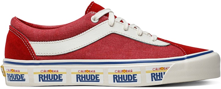 Rhude x Vans Bold Ni 'Plat California - Merah' VN0A3WLPTHE1 Buy Rhude x Vans Bold Ni 'Plat California - Merah' VN0A3WLPTHE1