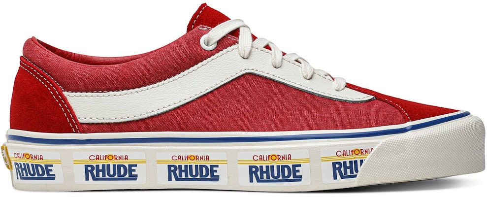 Vans california shop red