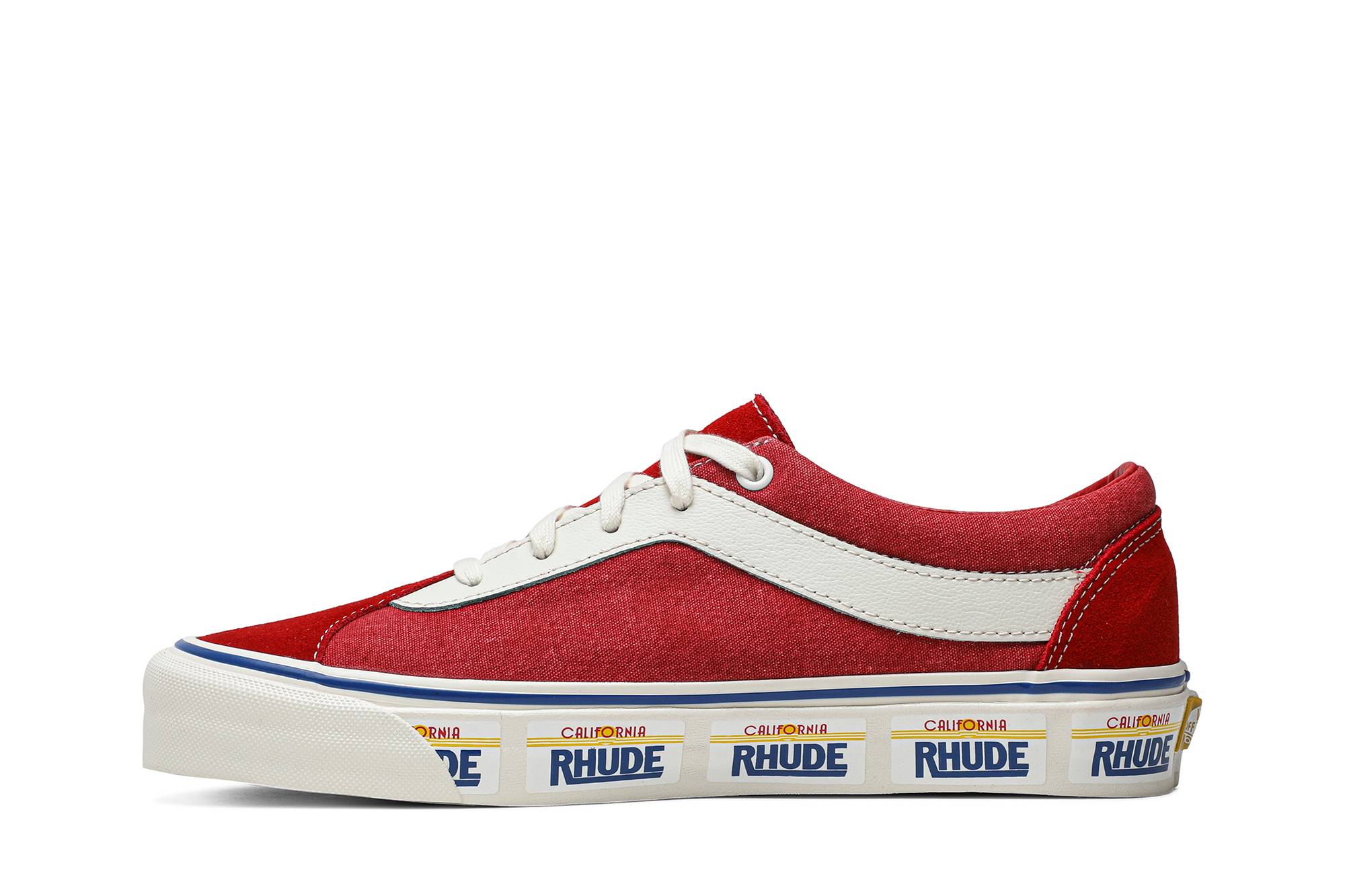 Lookbook Rhude x Vans Bold Ni '加州牌 - 红色' VN0A3WLPTHE1