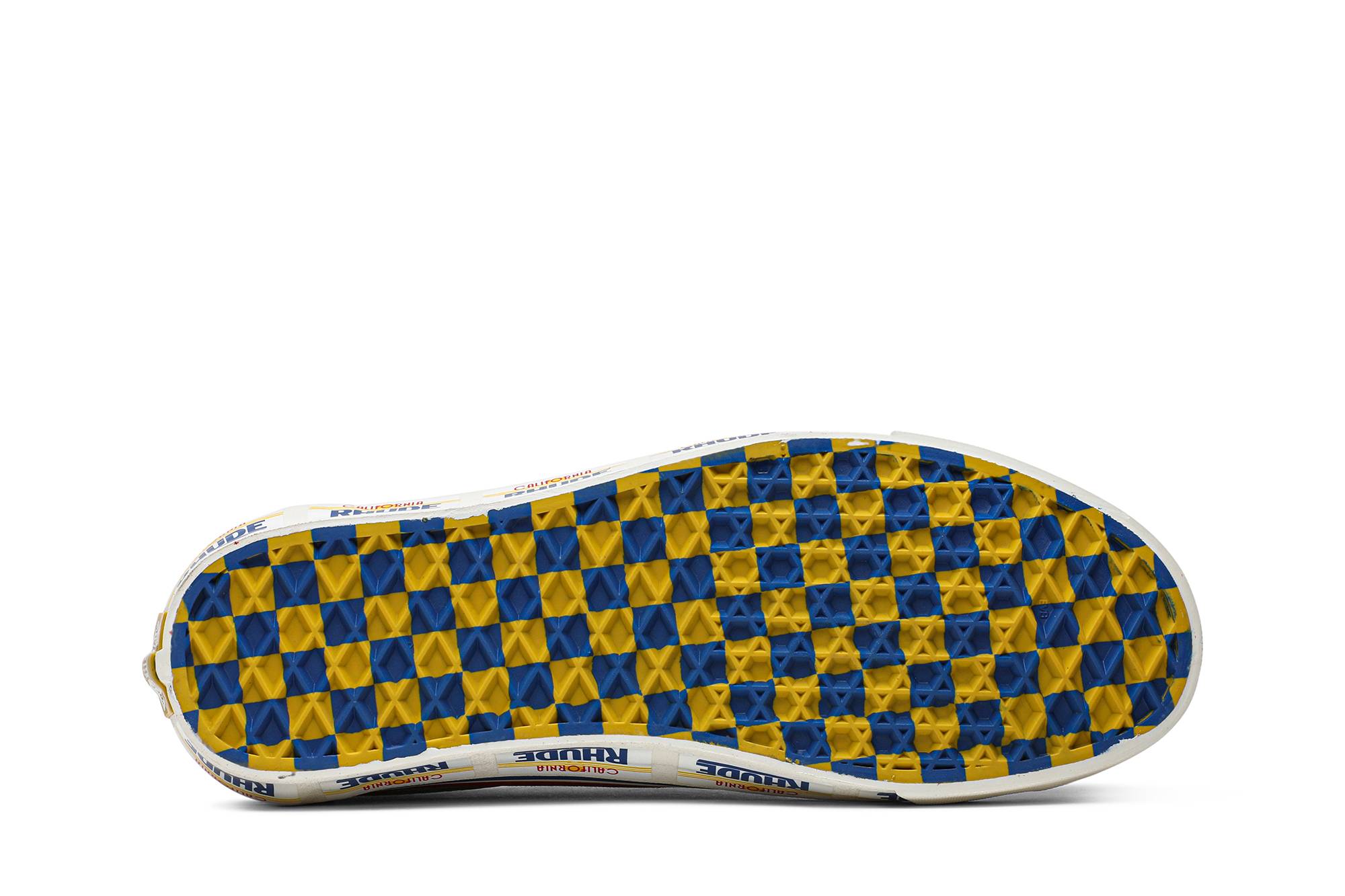 Shop Rhude x Vans Bold Ni '加州牌 - 红色' VN0A3WLPTHE1