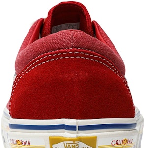 Rhude x Vans Bold Ni 'Plat California - Merah' VN0A3WLPTHE1 Sizing Rhude x Vans Bold Ni 'Plat California - Merah' VN0A3WLPTHE1