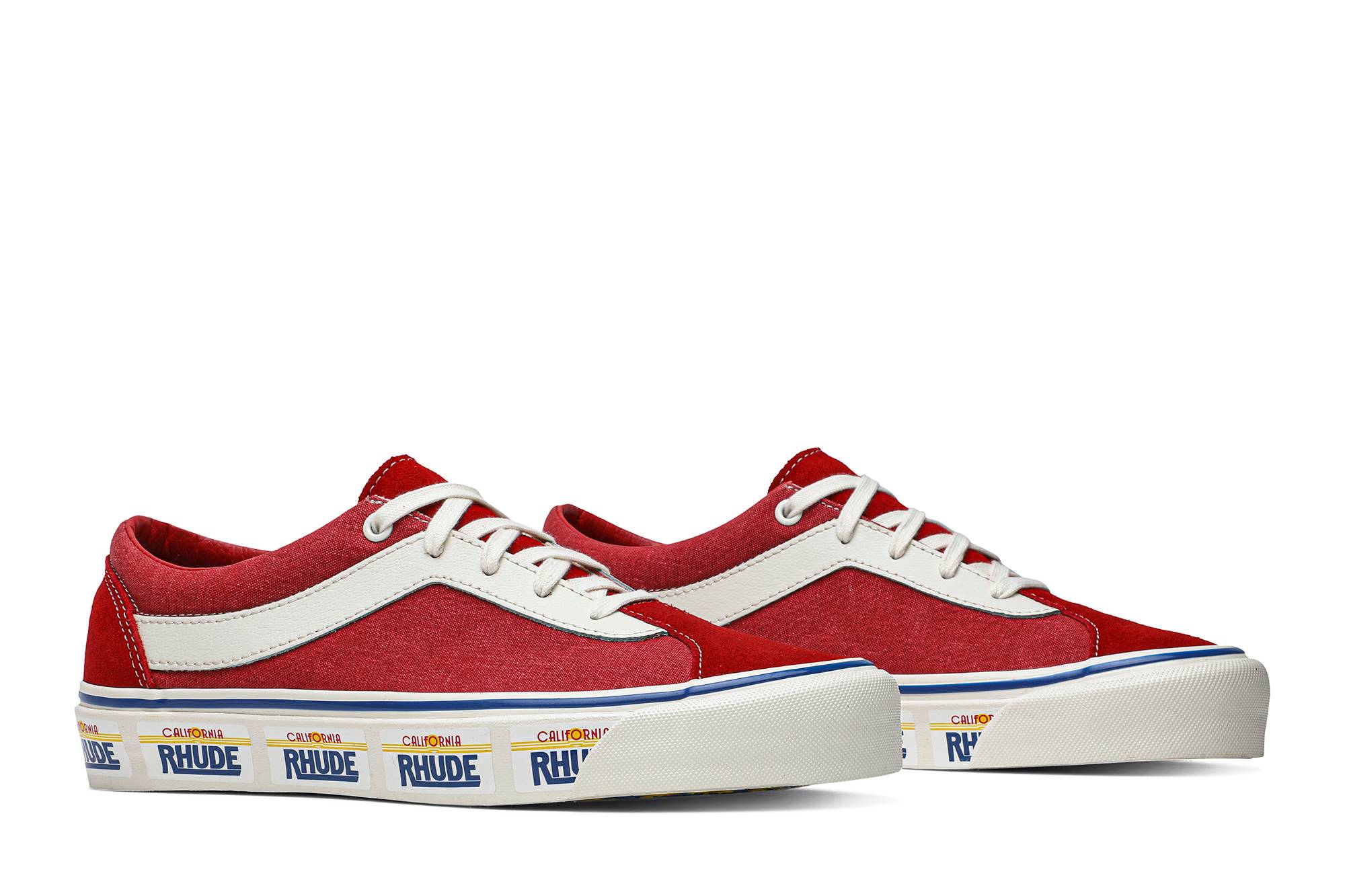Cheap Rhude x Vans Bold Ni '加州牌 - 红色' VN0A3WLPTHE1