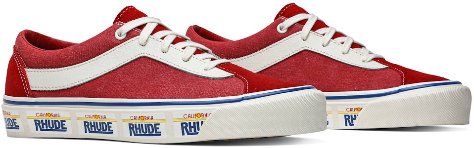 Rhude x Vans Bold Ni 'Plat California - Merah' VN0A3WLPTHE1 Cheap Rhude x Vans Bold Ni 'Plat California - Merah' VN0A3WLPTHE1