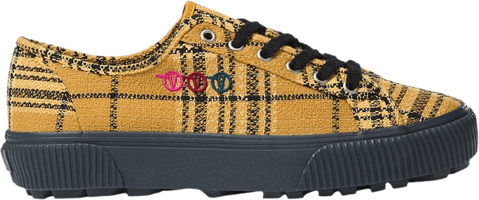 Plaid 2025 vans yellow