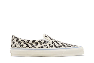 Brain Dead x Vans OG Classic Slip-On LX 'Black White Checkerboard'