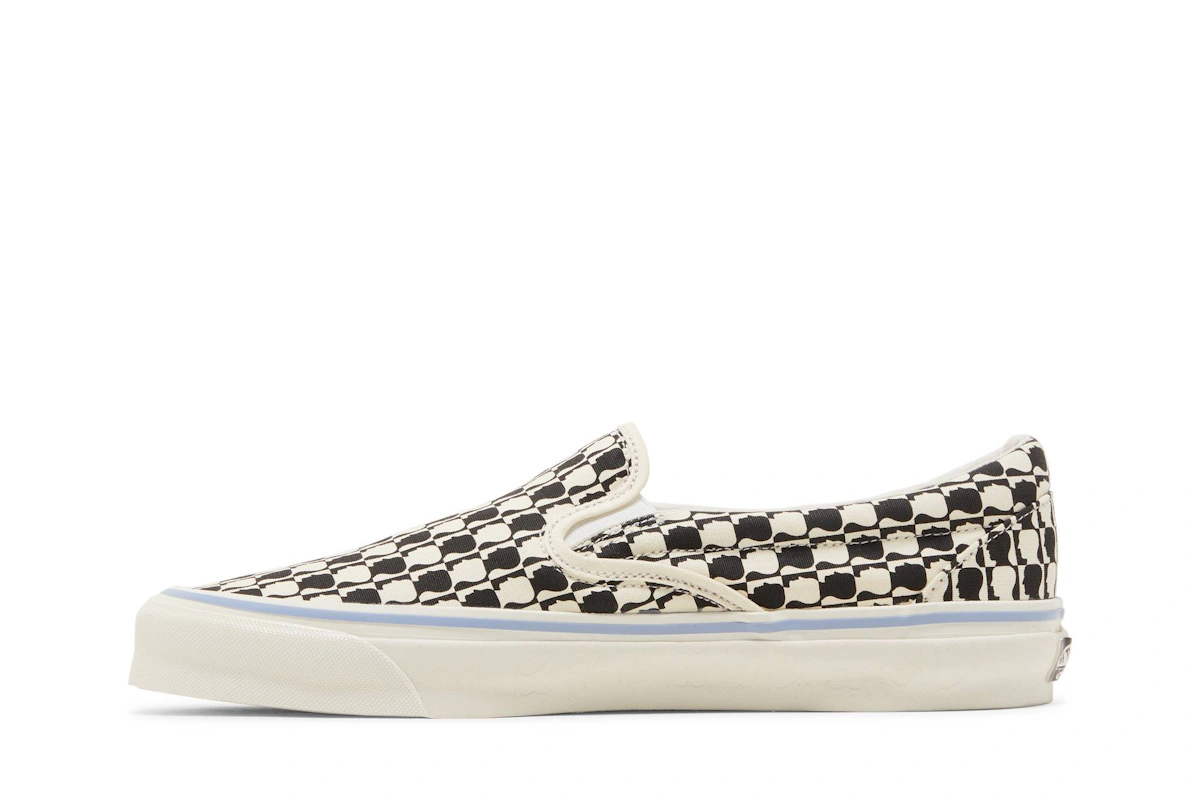 Brain Dead x Vans OG Classic Slip-On LX 'Black White Checkerboard'