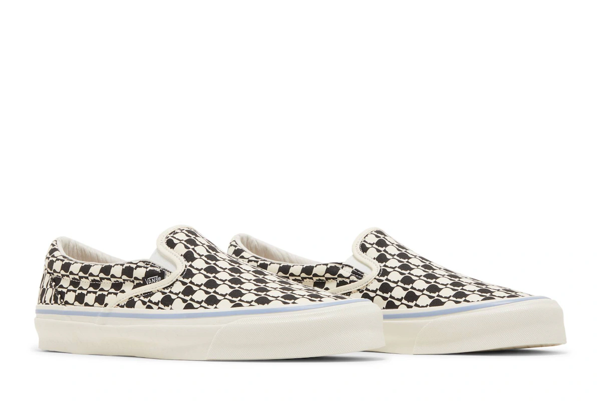 Brain Dead x Vans OG Classic Slip-On LX 'Black White Checkerboard'