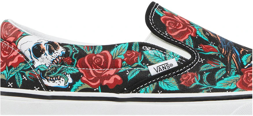 Vans classic slip on sales rose