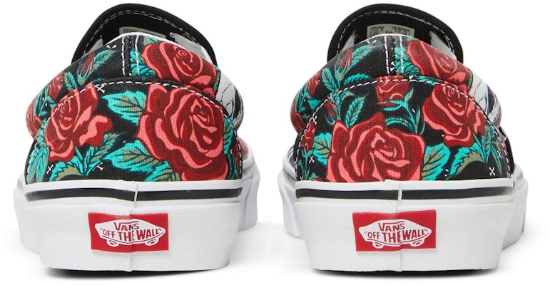 Vans 經典無鞋帶帆布鞋 '玫瑰頭骨' VN0A7Q5D6BT Details for Vans 經典無鞋帶帆布鞋 '玫瑰頭骨' VN0A7Q5D6BT