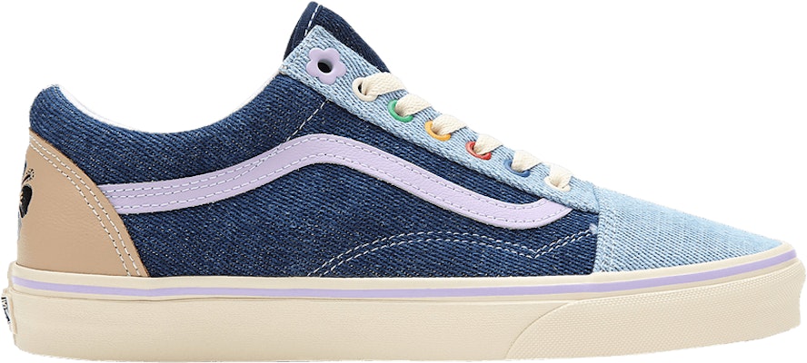 Blue sales denim vans