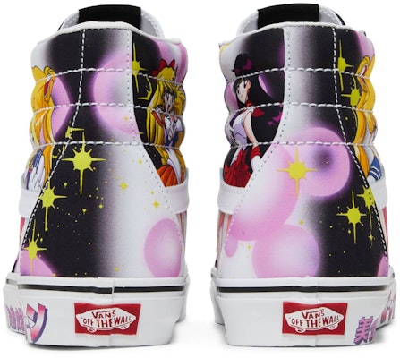 Sailor Moon x Vans Sk8-Hi 'Pretty Guardian - Black Pink' VN0A7Q5NB9P Details for Sailor Moon x Vans Sk8-Hi 'Pretty Guardian - Black Pink' VN0A7Q5NB9P