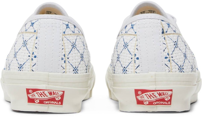 KITH x Vans OG Authentic LX 'Azulejo Tile' VN0A4BV9WHT Details for KITH x Vans OG Authentic LX 'Azulejo Tile' VN0A4BV9WHT