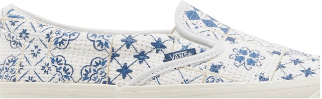 KITH x Vans OG Classic Slip-On LX 'Azulejo Tile' Zapatillas. VN0A32QNWHT Order KITH x Vans OG Classic Slip-On LX 'Azulejo Tile' Zapatillas. VN0A32QNWHT