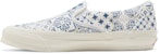 KITH x Vans OG Classic Slip-On LX 'Jubin Azulejo' VN0A32QNWHT