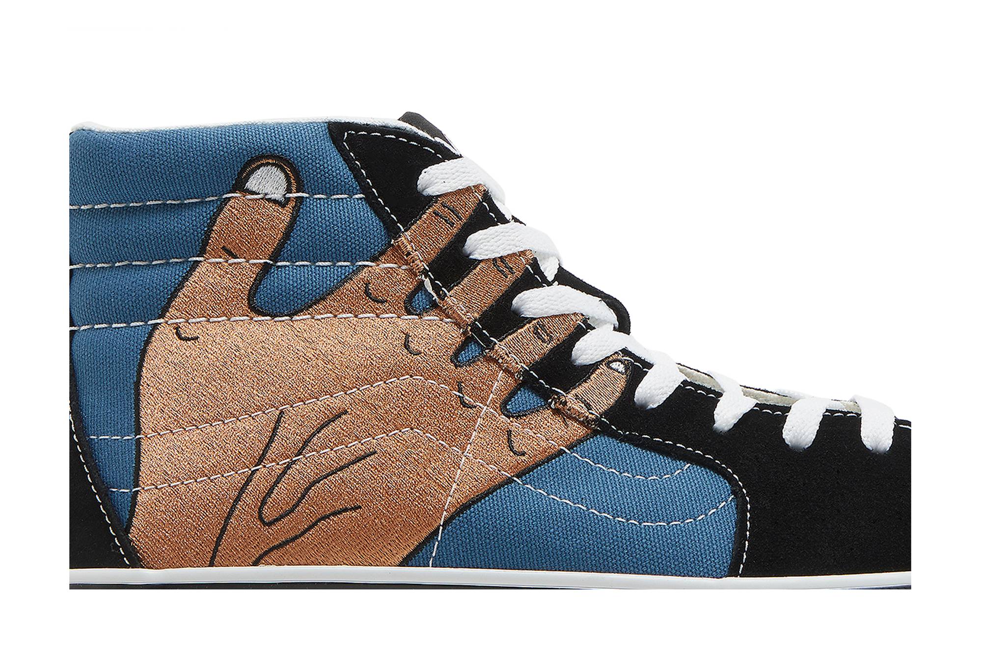 Order Imran Potato x Vans Sk8-Hi VR3 LX 'Negro Azul Marino' VN0A5EE7B7F