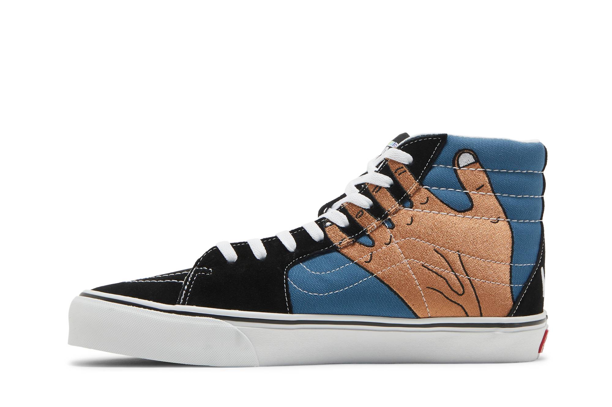 Lookbook Imran Potato x Vans Sk8-Hi VR3 LX 'Negro Azul Marino' VN0A5EE7B7F