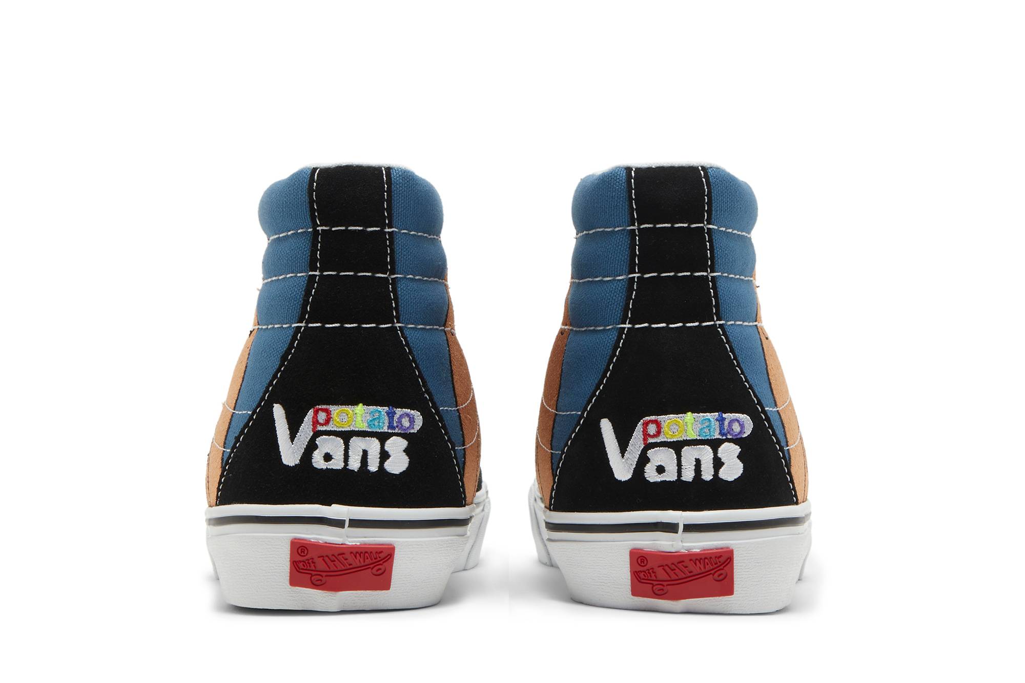 Details for Imran Potato x Vans Sk8-Hi VR3 LX 'Negro Azul Marino' VN0A5EE7B7F