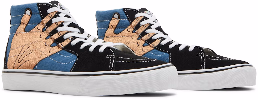 Imran Potato x Vans Sk8-Hi VR3 LX 'Negro Azul Marino' VN0A5EE7B7F Cheap Imran Potato x Vans Sk8-Hi VR3 LX 'Negro Azul Marino' VN0A5EE7B7F