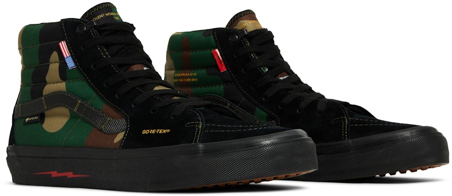 DEFCON x Vans Sk8-Hi Notchback 고어텍스 '블랙 우드랜드 카모' VN0A4BWWA8R VN0A4BWWA8R Cheap DEFCON x Vans Sk8-Hi Notchback 고어텍스 '블랙 우드랜드 카모' VN0A4BWWA8R VN0A4BWWA8R